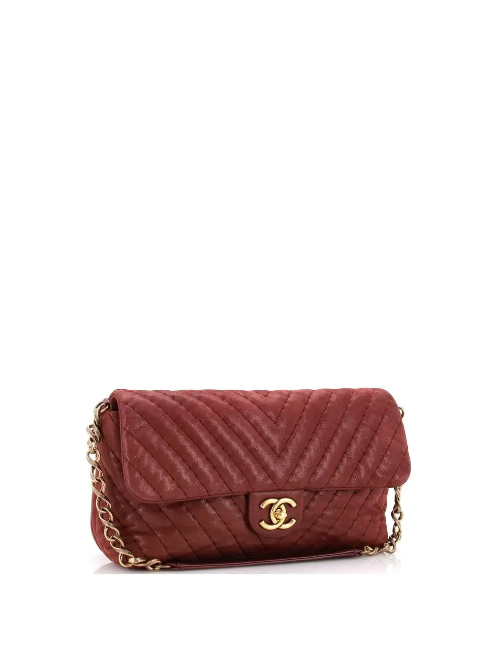 Chanel Surpique Chevron Flap Bag #233836C34B